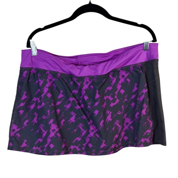 Athletic‎ Skort Purple and Gray Activewear Running Tennis Golf Skirt - Picture 1 of 4